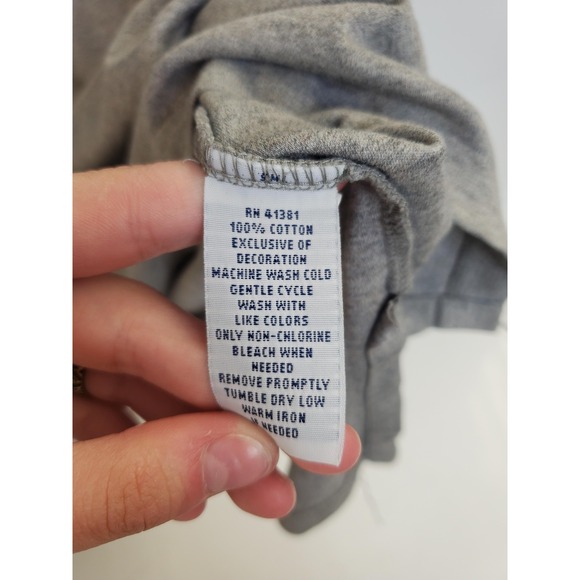 Polo Ralph Lauren Polo Shirt Mens XL Gray Pima Soft Touch Embroidered Santa Pony - Picture 4 of 8